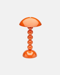 Addison Ross Bobbin Lacquer LED Rechargeable Lamp in Orange