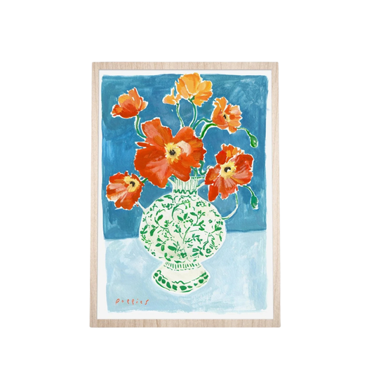 Rose Jocham Poppies Art Print in A4
