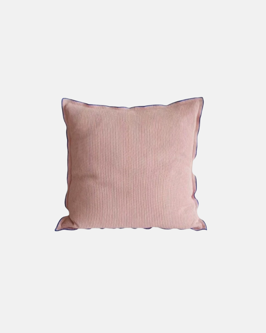 LIAN Cotton Blend Decorative Cushion with Contrast Edge in Blush Pink