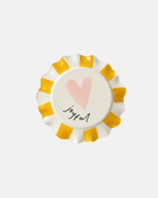 Caroline Gardner Joyful Heart Plate in Pink