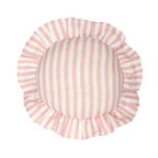 Amuse La Bouche Round Cushion in Blush Candy Stripe