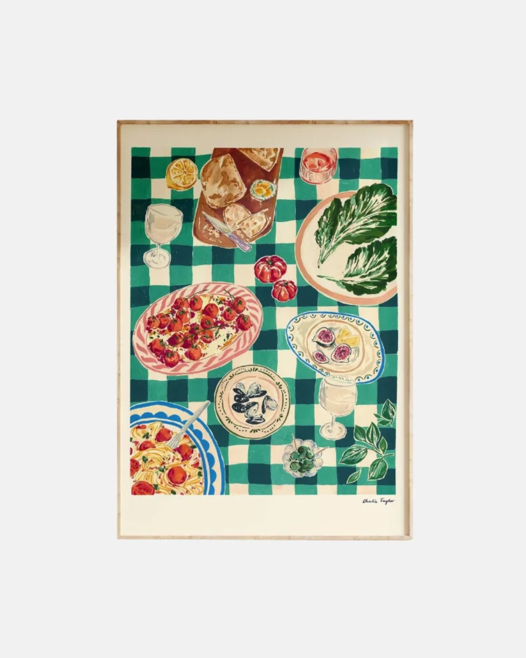 Charlie Taylor Evening Alfresco Art Print