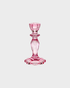 Talking Tables Glass Candle Holder in Pink