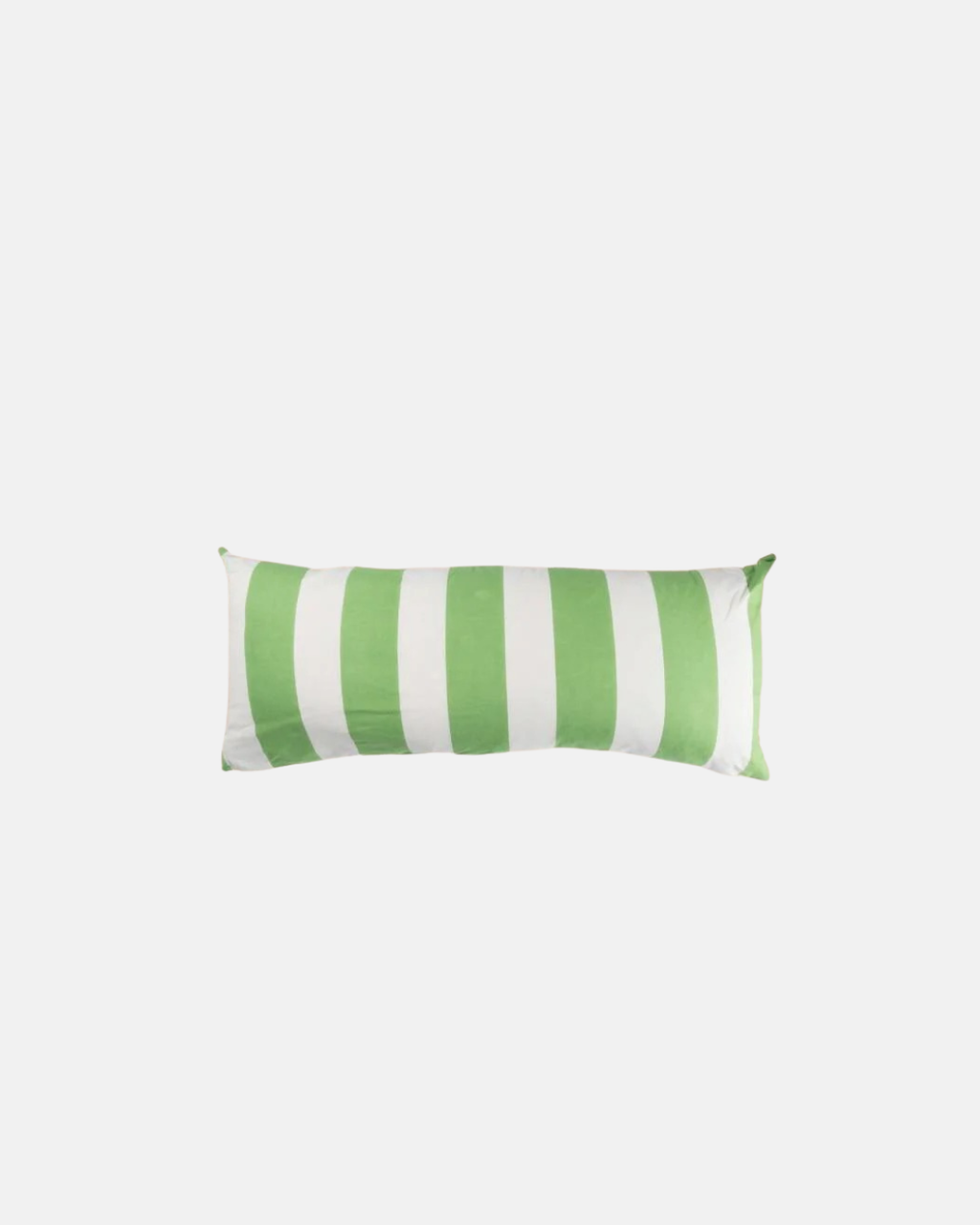 Casa Poppy Sage Cabana Stripe Long Bolster Cushion Cover