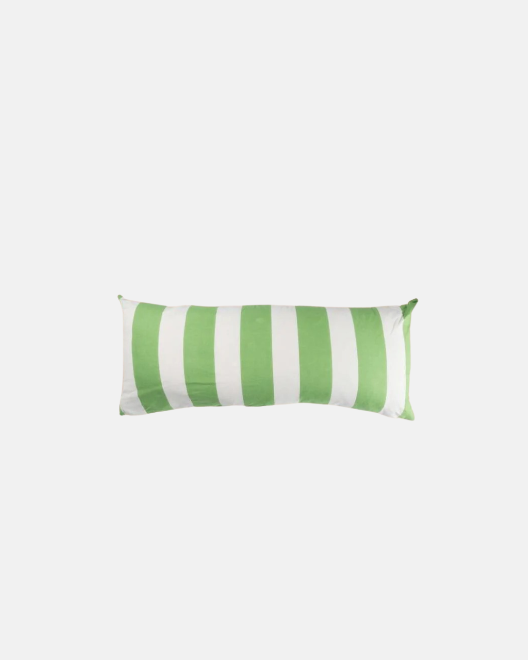 Casa Poppy Sage Cabana Stripe Long Bolster Cushion Cover