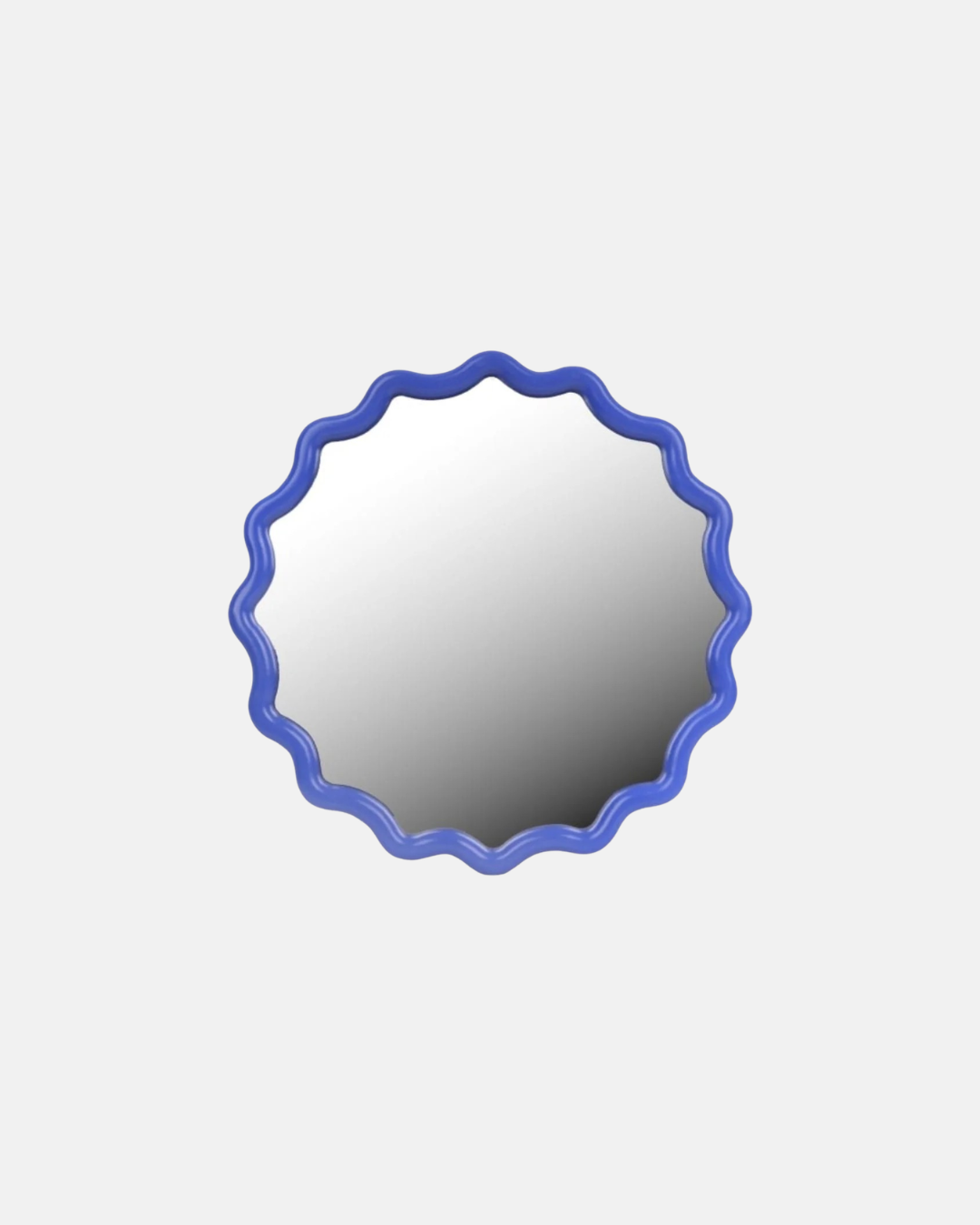 Casa Daisy Scallop Mirror in Cobalt