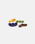 Homerly Irregular Ceramic Dipping Dish Plate in Various Colours