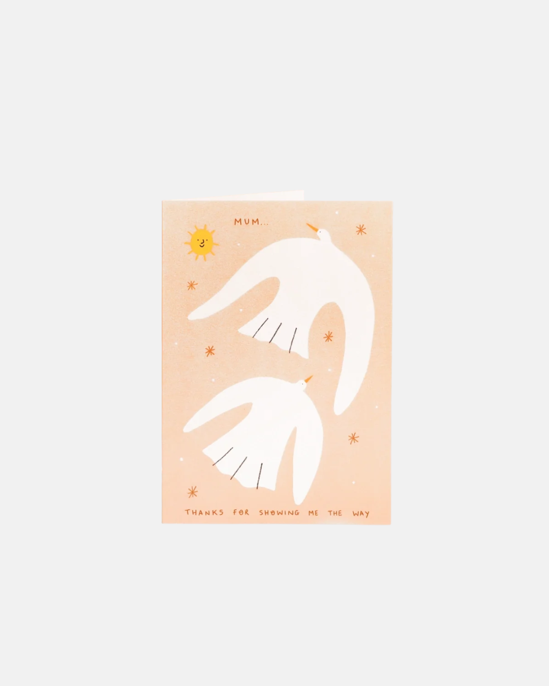 Little Black Cat Thanks Mum Greeting Card