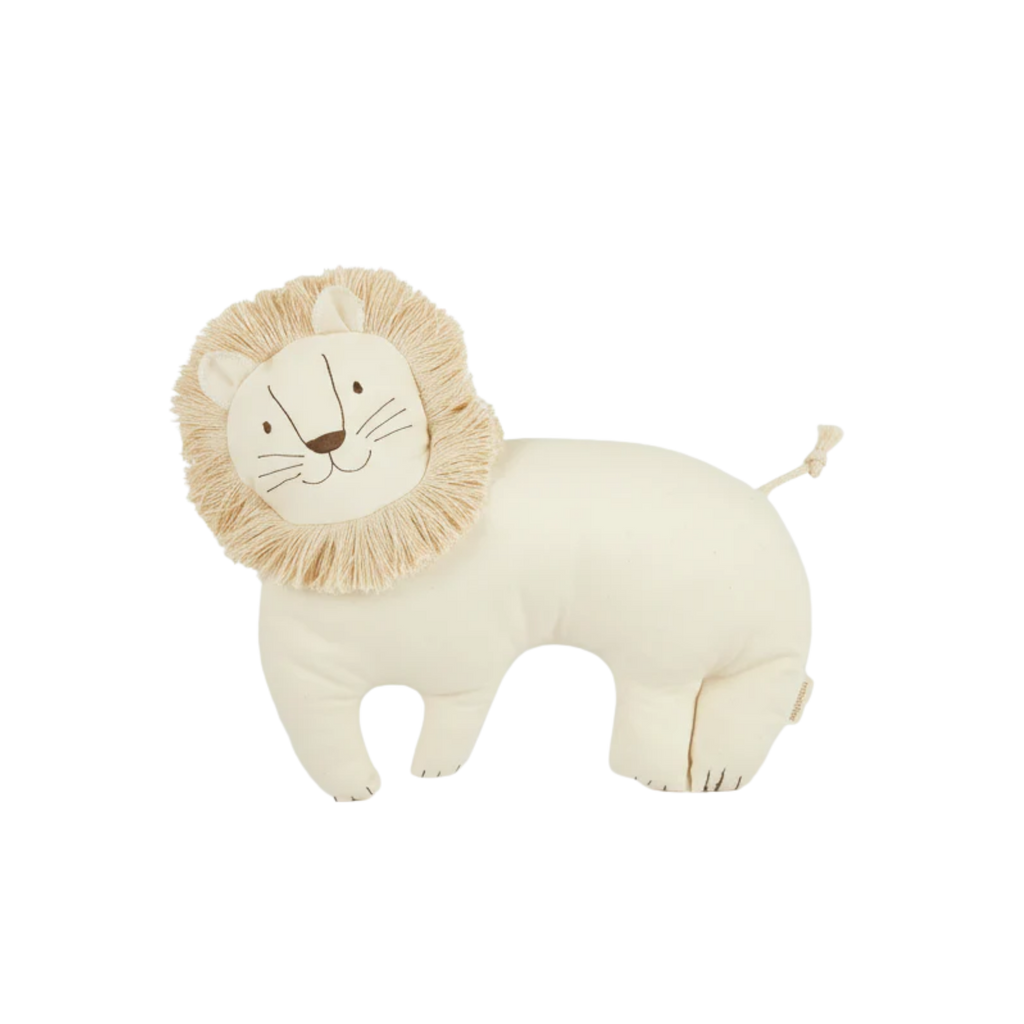 Nobodinoz White Lion Cushion