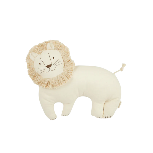 Nobodinoz White Lion Cushion