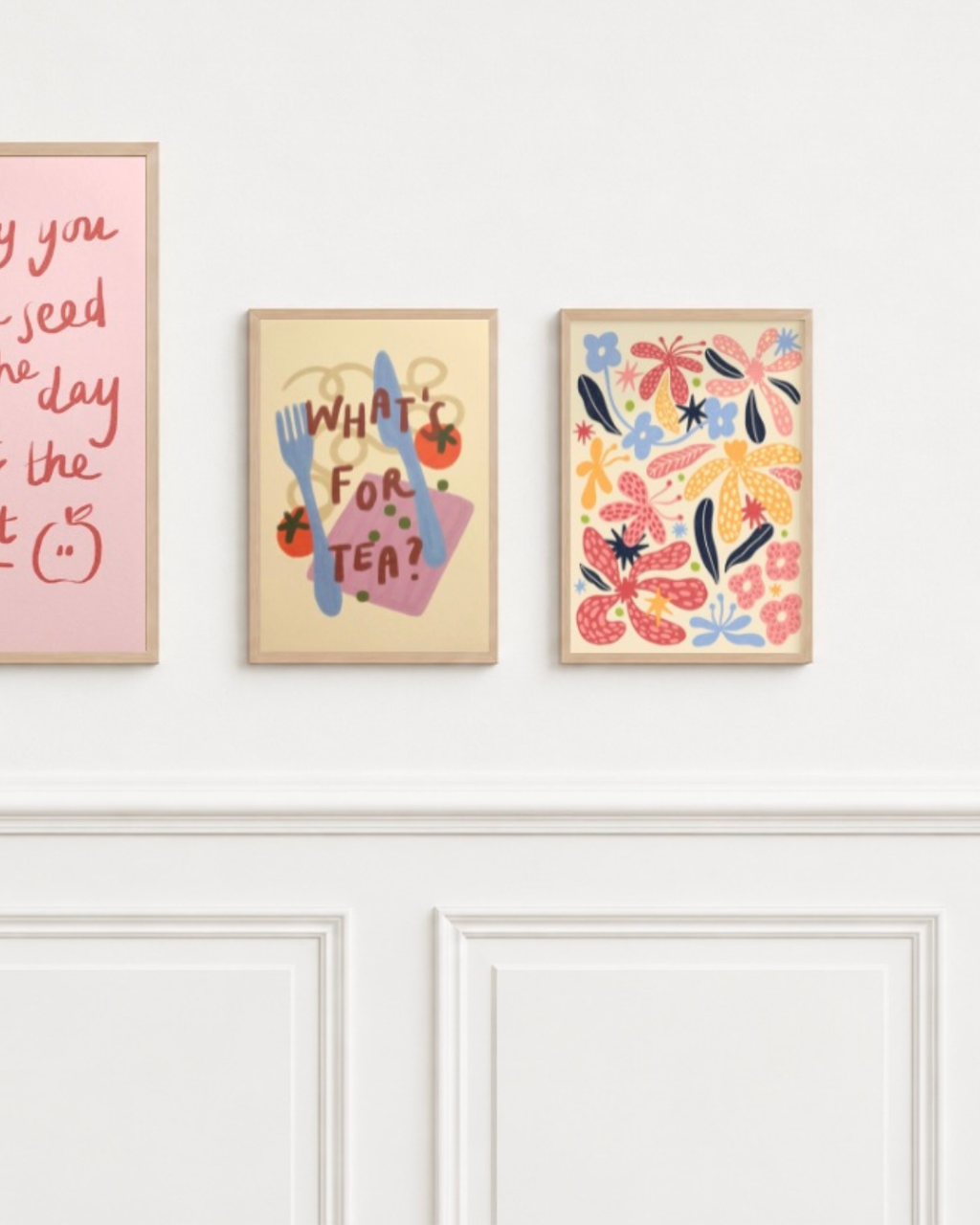 Kira Bolton Floral Wall Print in A4 or A5