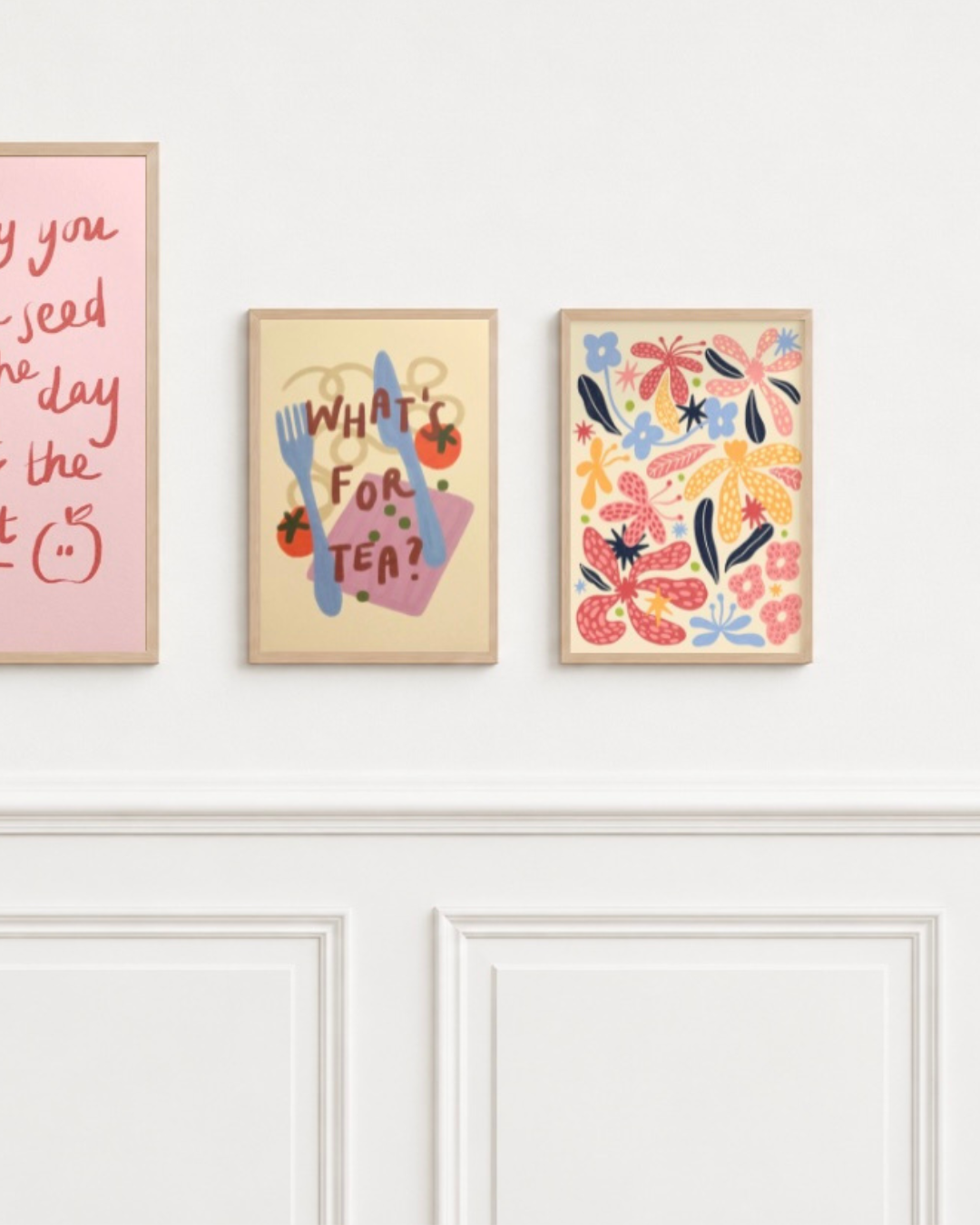 Kira Bolton Floral Wall Print in A4 or A5
