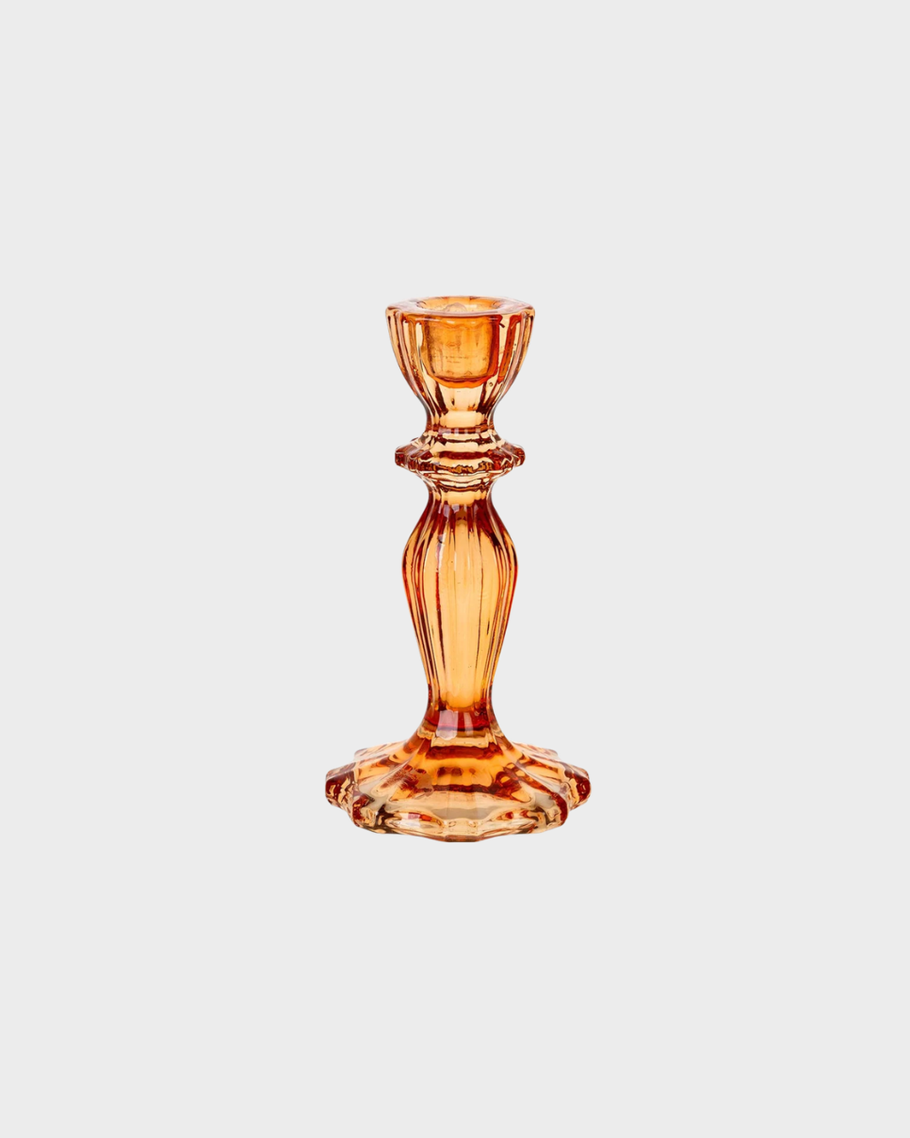 Talking Tables Glass Candle Holder in Orange
