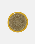 Green Pioneer Natural Jute Colourful Placemat in Yellow