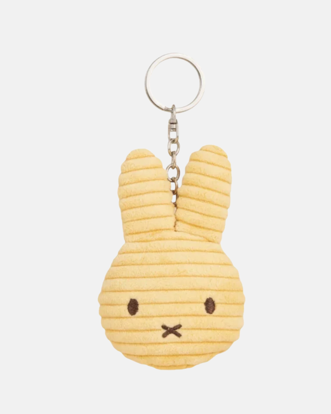 Miffy Flat Keyring Corduroy ECO in Buttercream Yellow