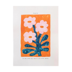 Giant Pansy 'In Love With You' A3 Wall Art Print