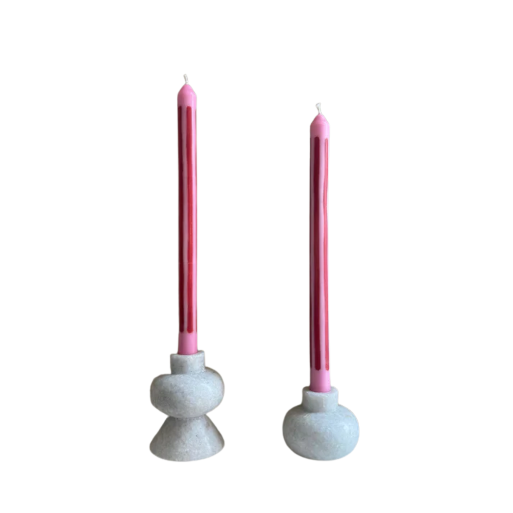 Pygmalion London Rhubarb Eco-Friendly Dinner Candles Set of 2