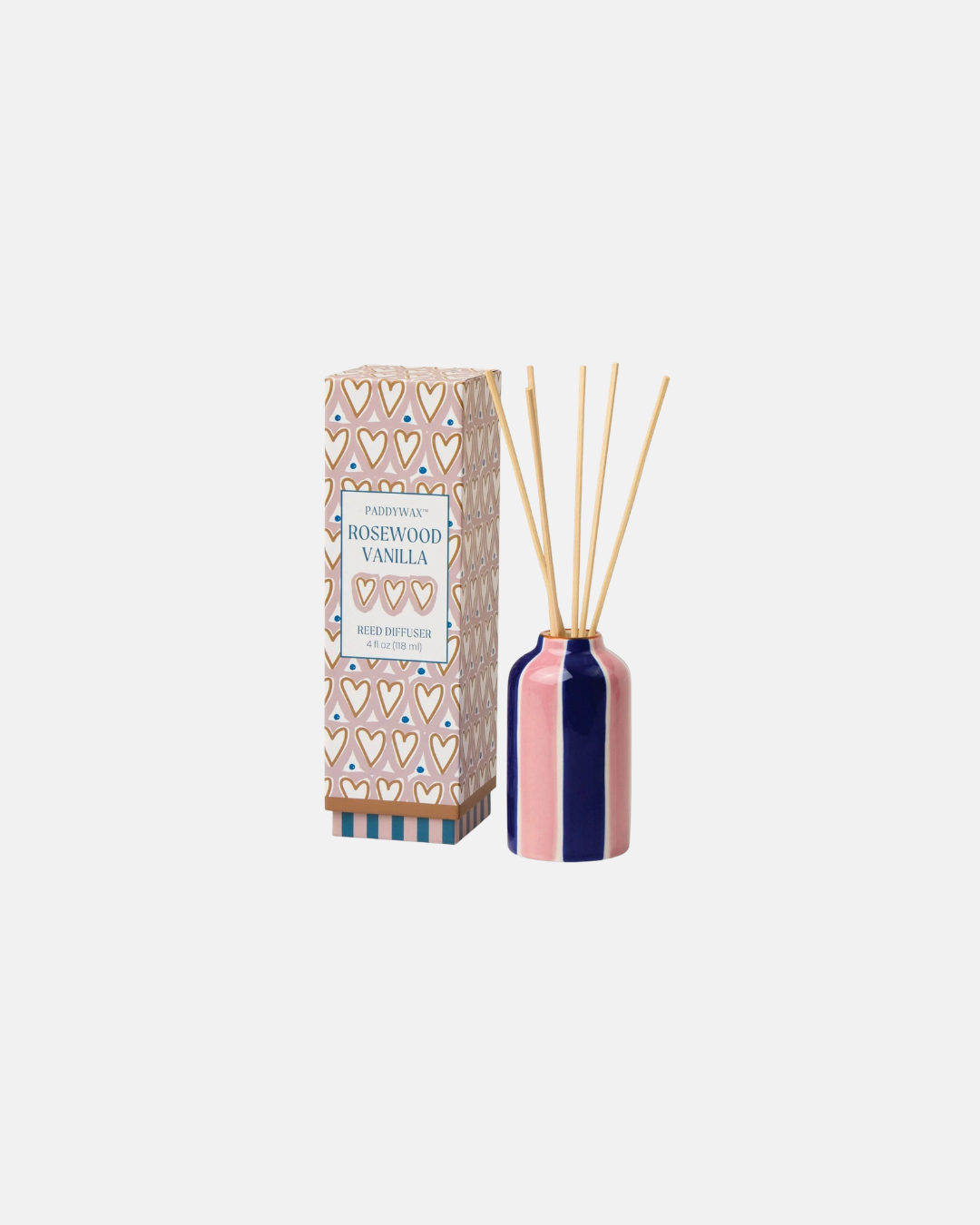 Paddywax A Dopo Hearts Ceramic Diffuser Rosewood Vanilla