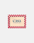Casa Classic Red Checkered Frame 7x5"