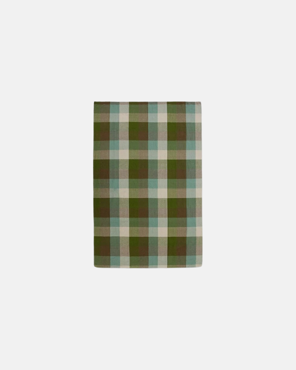 HKLIVING Vida Check Tablecloth in Mint/Olive