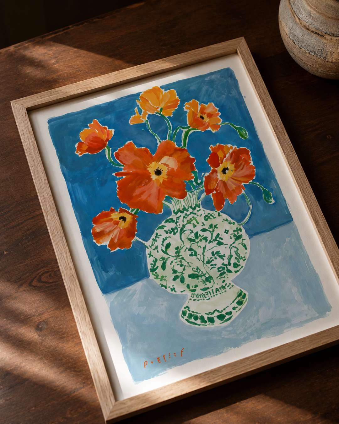 Rose Jocham Poppies Art Print in A4
