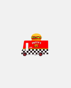 Candylab Wooden Diecast Toy Car Hamburger