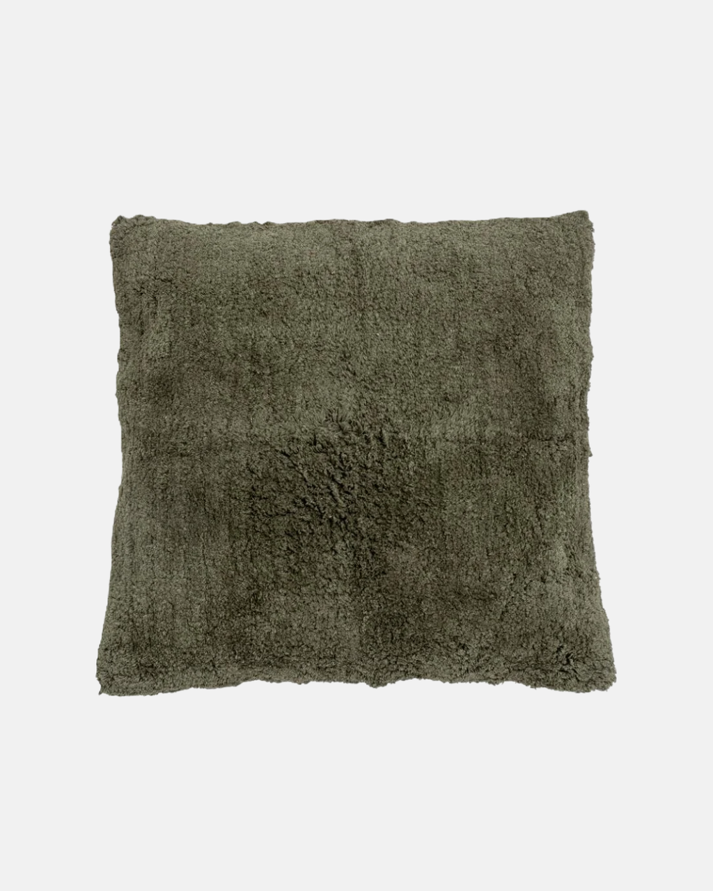 Bloomingville Turin Dark Green Wool Throw Cushion