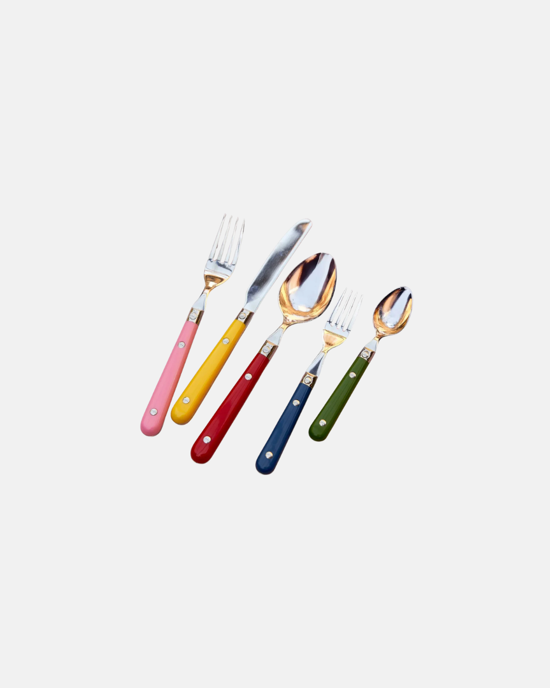Merry and Bright Vintage Inspired Colourful Cutlery Piece