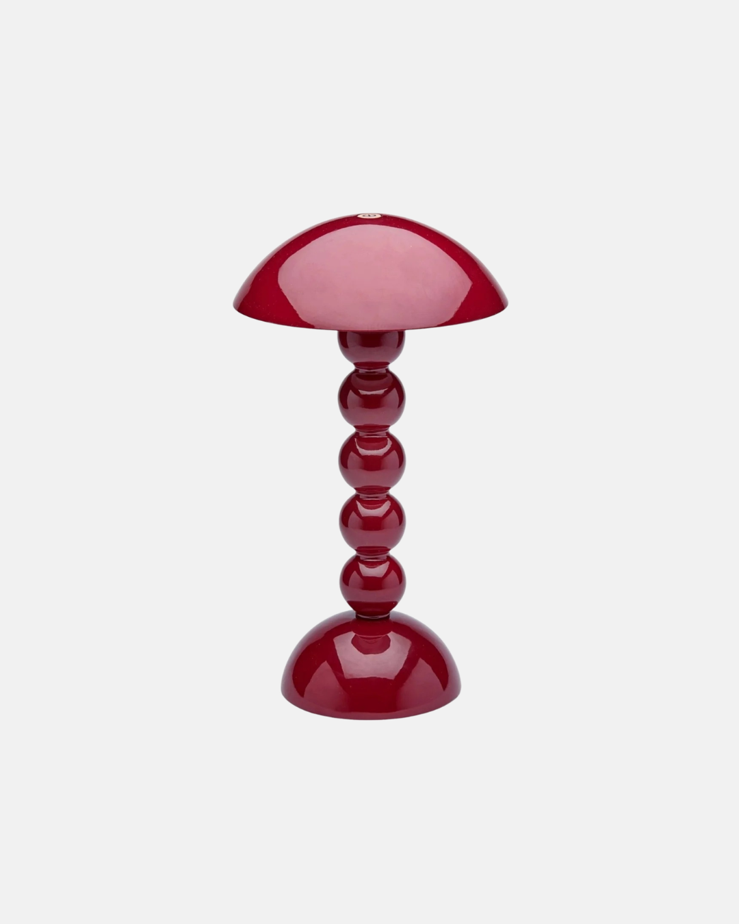 Addison Ross Bobbin Lacquer LED Rechargeable Lamp in Cherry