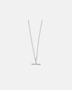 Big Metal London Octavia T-bar Necklace in Silver or Gold Plated