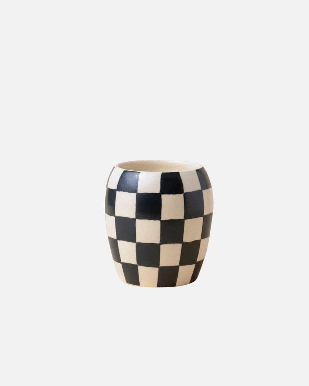Paddywax Black Fig & Olive Ceramic Check Candle