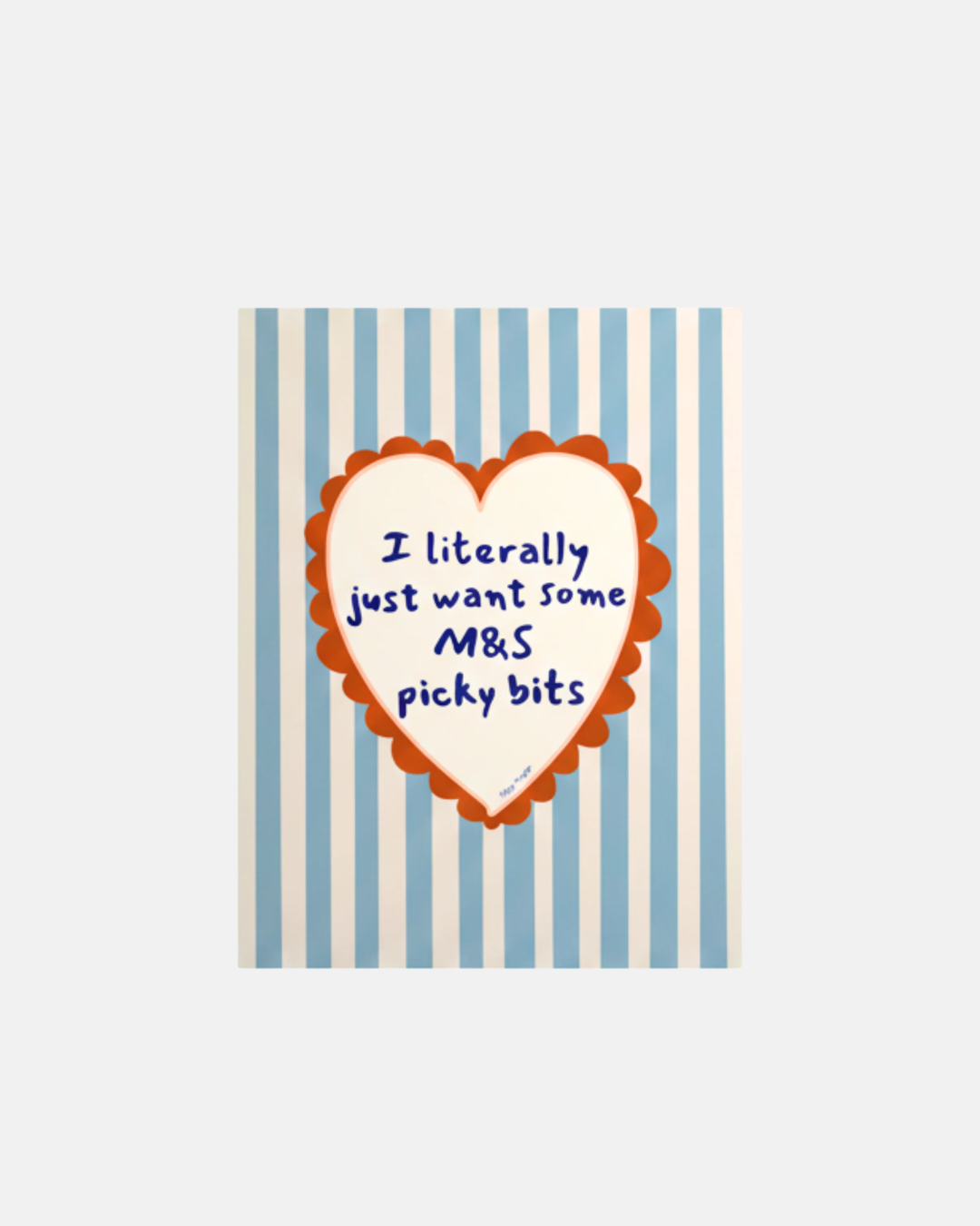 Poppy Illustrates 'M&S Picky Bits' Print in A5