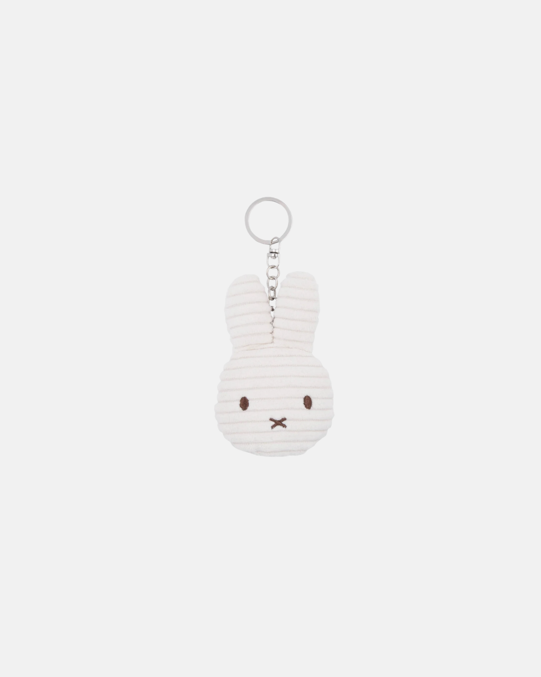 Miffy Flat Keyring Corduroy ECO in White