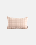 SG Hogar Gingham Cotton Cushion in Soft Beige