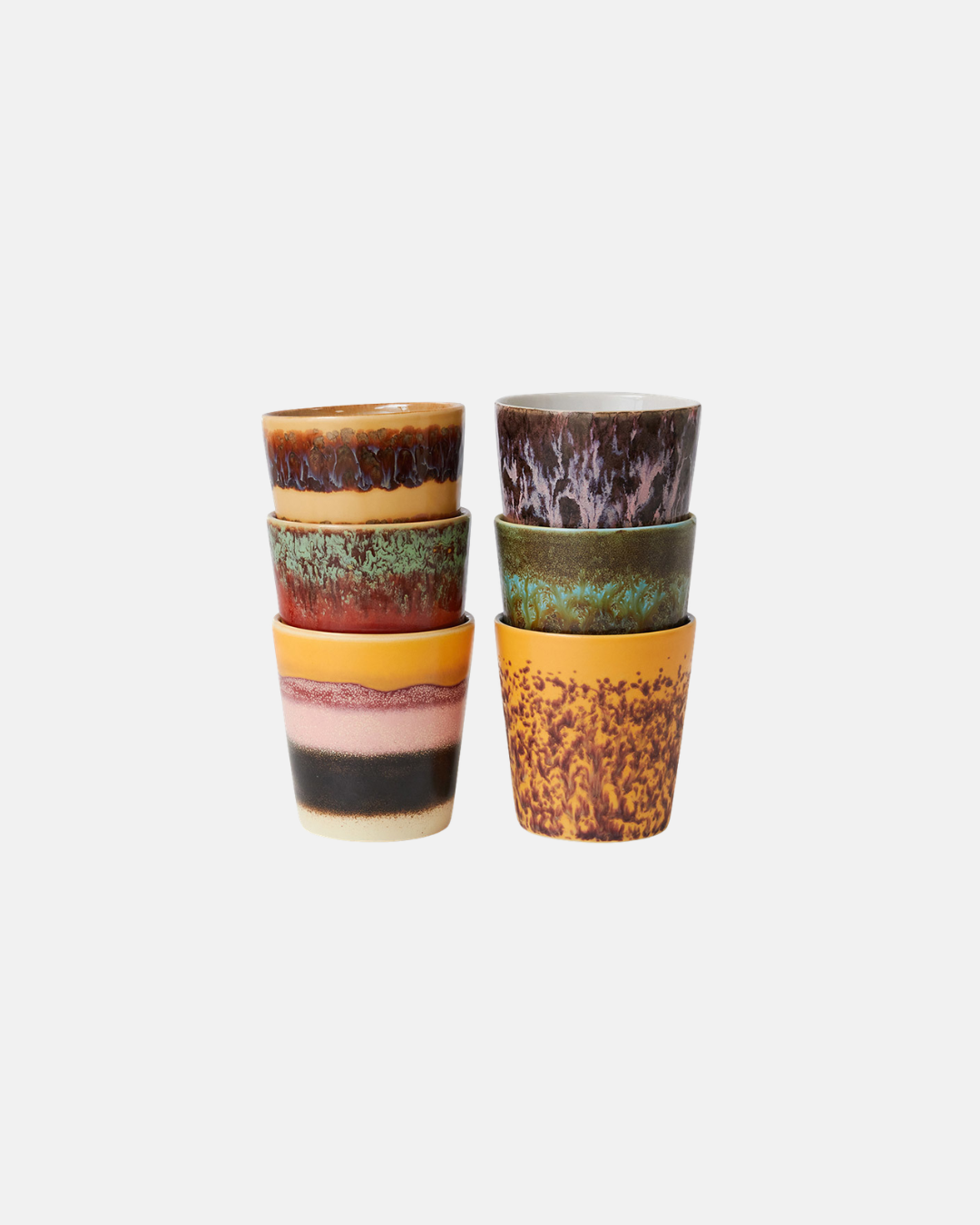 HKLIVING 70s ceramics Coffee Mugs: Valley
