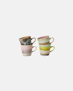HKLIVING 70s Ceramic Americano Mugs: Rococo