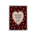 Poppy Illustrates 'Mentally in my PJ's' Art Print in A5