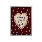 Poppy Illustrates 'Mentally in my PJ's' Art Print in A5