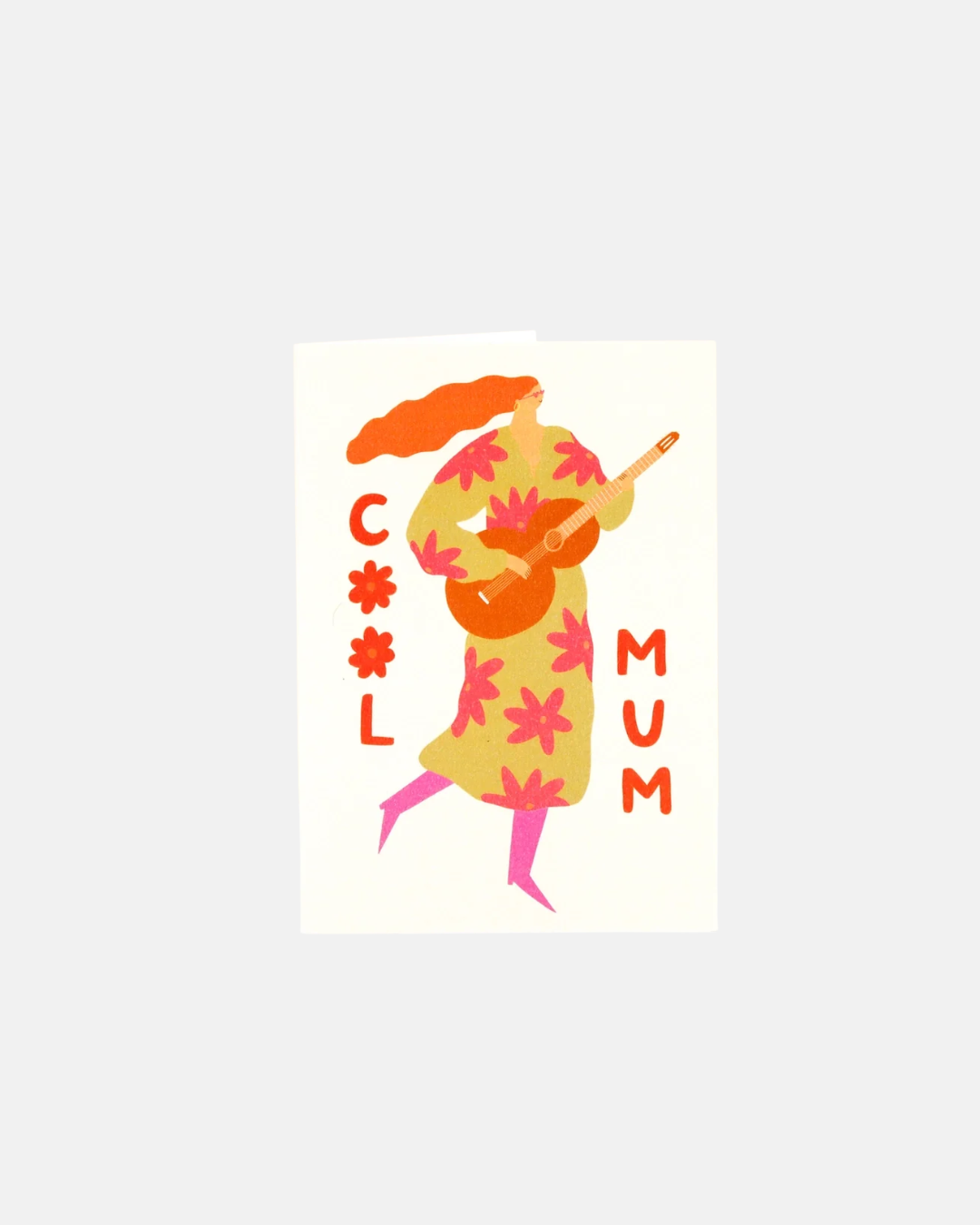 Little Black Cat Cool Mum Greeting Card