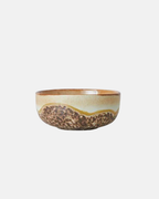 HKLIVING 70's Ceramic Tapas Bowl in Brown Sand