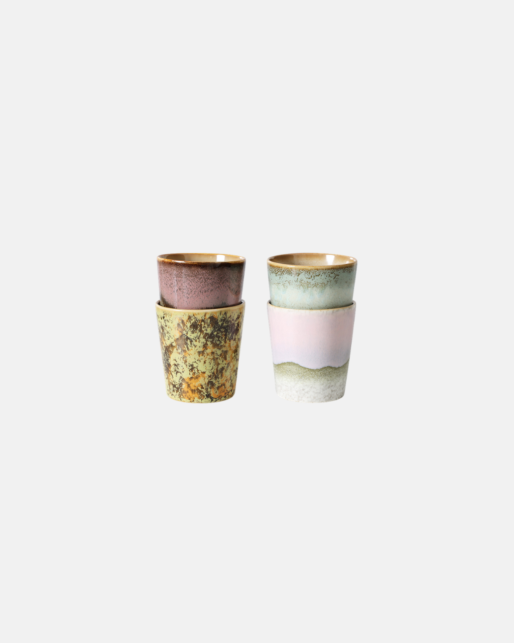 HKLIVING 70s ceramics Coffee Mugs: Serendipity