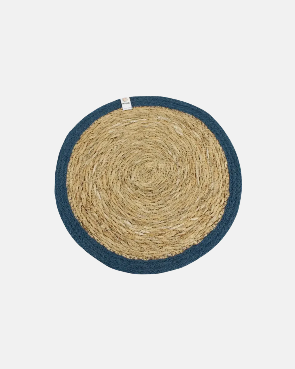 Green Pioneer Natural Jute Colourful Placemat in Denim