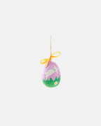 Talking Tables Easter Hanging Egg Decoration in Purple Bunny