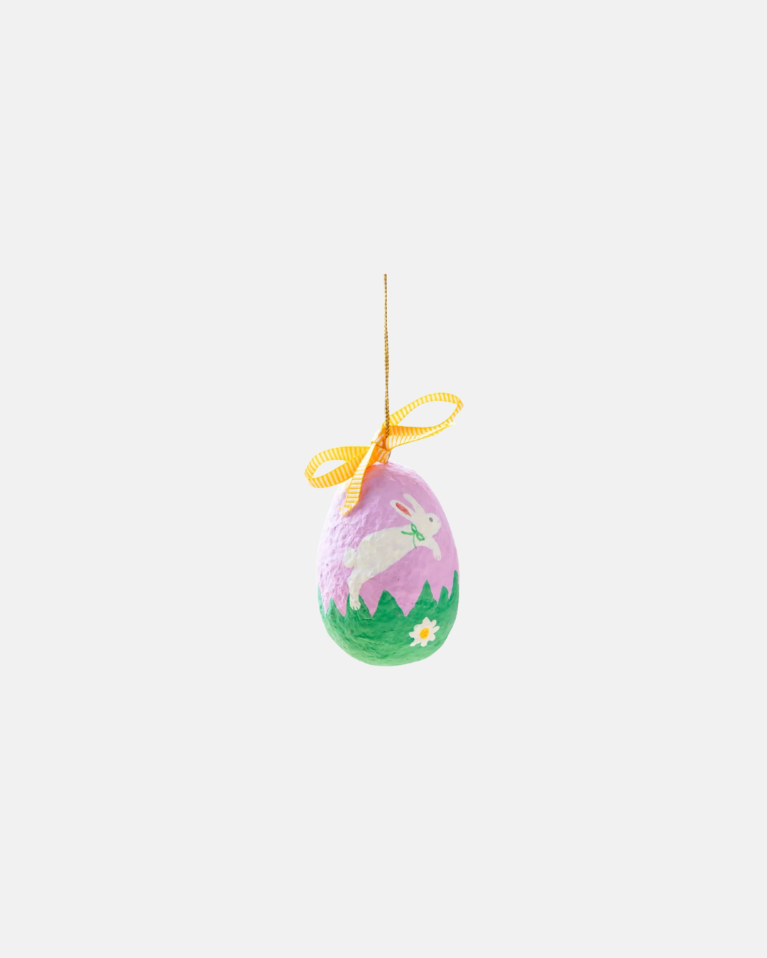 Talking Tables Easter Hanging Egg Decoration in Purple Bunny