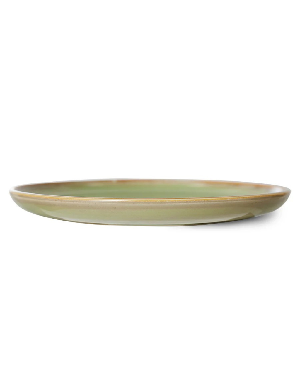 HKLIVING Chef Ceramics Dinner Plate in Moss Green