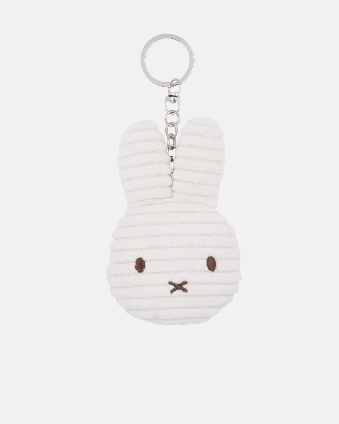 Miffy Flat Keyring Corduroy ECO in White