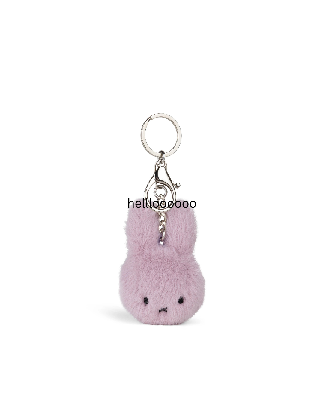 Miffy Fuzzy ECO Keyring in Lilac