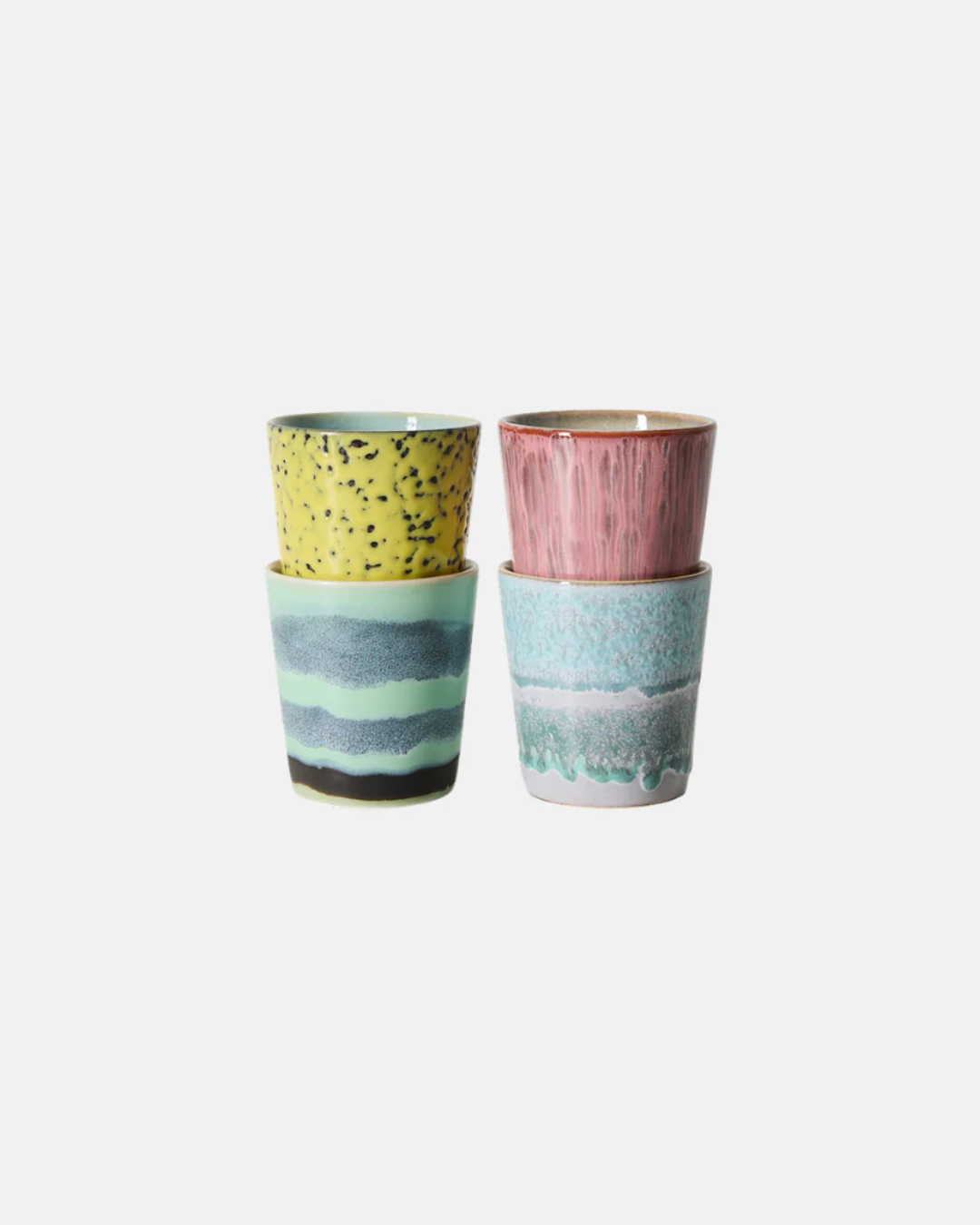 HKLIVING 70s ceramics Coffee Mugs: Artistic