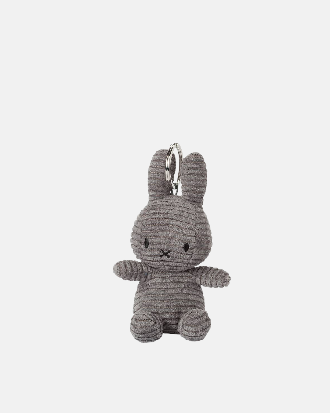 Miffy Keyring Corduroy ECO in Grey