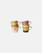HKLIVING 70s Ceramic Americano Mugs: Radiant